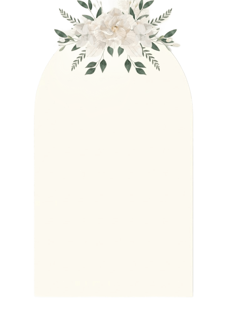 Cadre floral mariage
